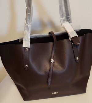 Coach Oxblood Leather Tote